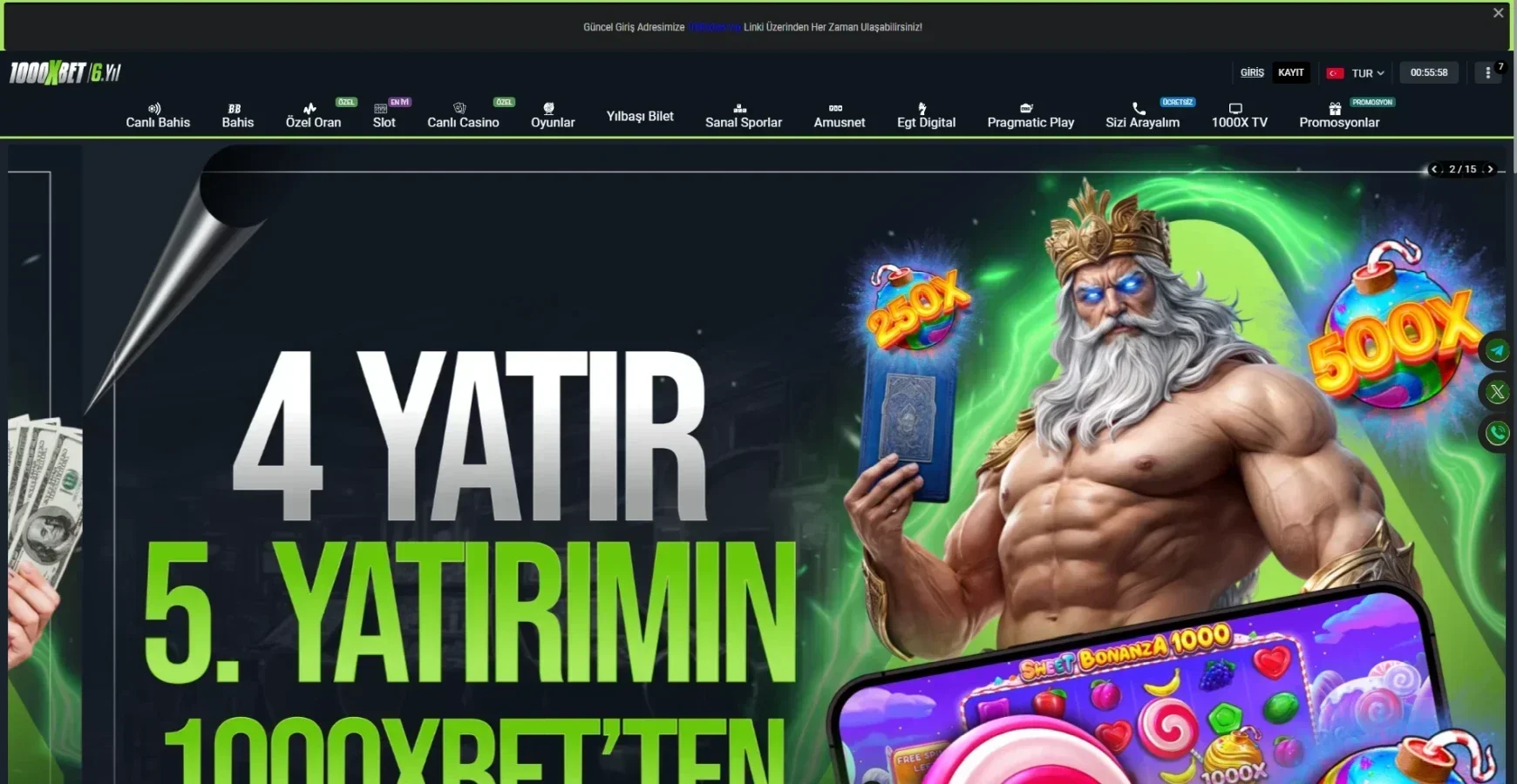 1000Xbet ekran görüntüsü